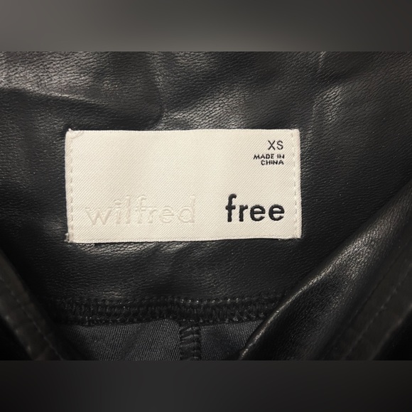 Aritzia - Wilfred Free Daria Leather Pants - Picture 2 of 3